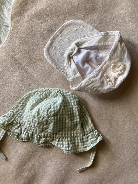 Letný klobúk a šiltovka 74/80, h&m,74
