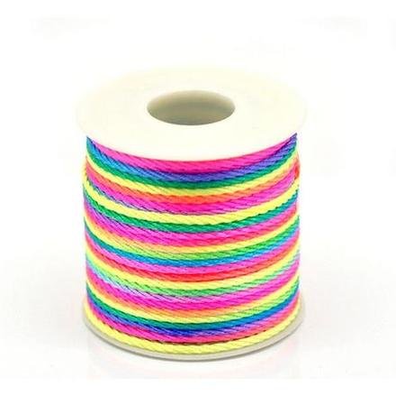 Nylonová šnúrka točená 1,5 mm - multicolor, 