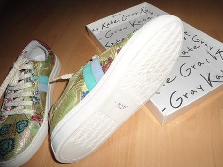 Zelené dámske tenisky kate gray, 37