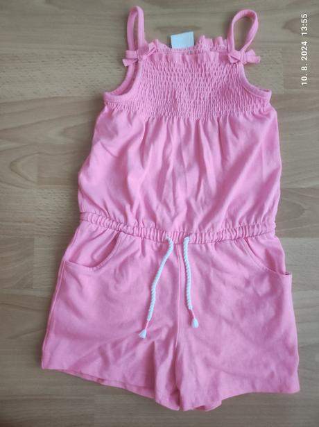 Letný overal pre dievčatko 98, f&f,98