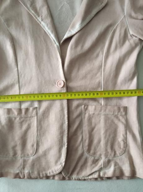 Ružové sako s batikovaným efektom, l