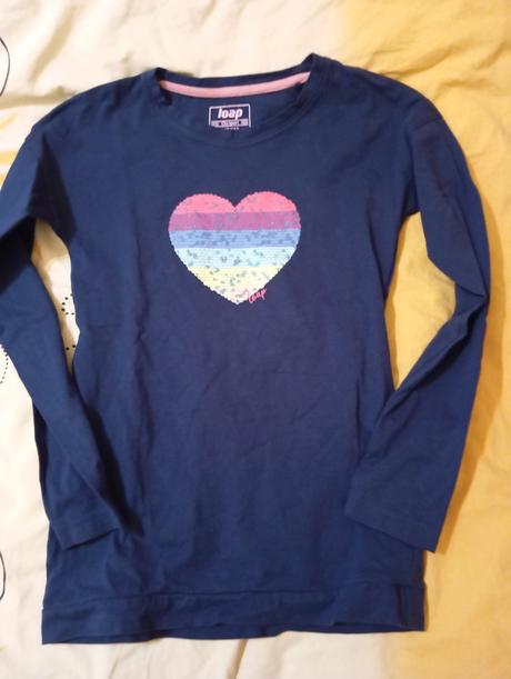 Krásne tričko, 1x oblečené, loap,146