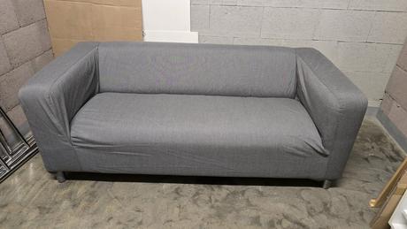 Poťah sivý na pohovku klippan (ikea), 