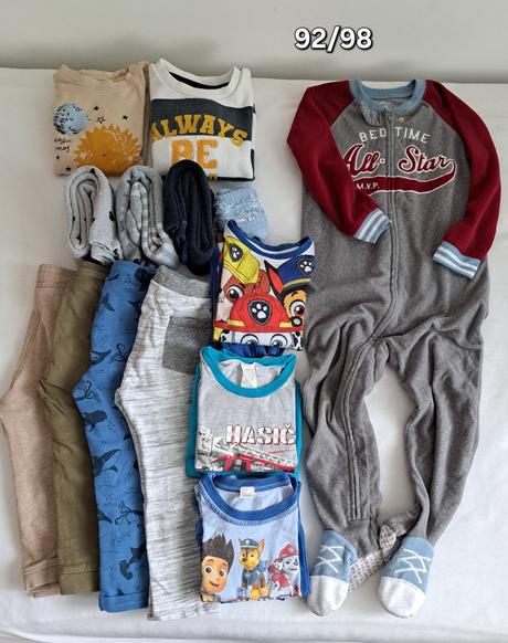 Balík oblečenia- 92/98, 86–98