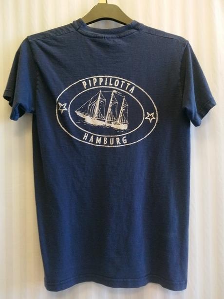 Pánske modré tričko s motívom, fruit of the loom, s