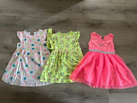 Letné šaty 3ks, baby,92