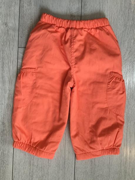 Dievčenske zateplene nohavice 12-18 mesiacov, 86