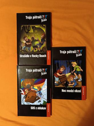 Kniha traja pátrači kids,