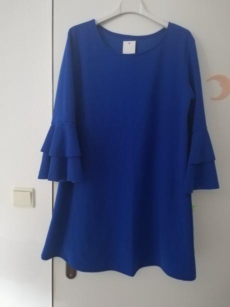Modré šaty, xl