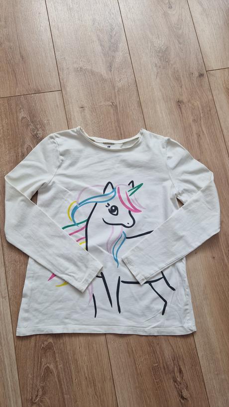 Tričko s dlhým rukávom veľ. 134 cm., h&m,134
