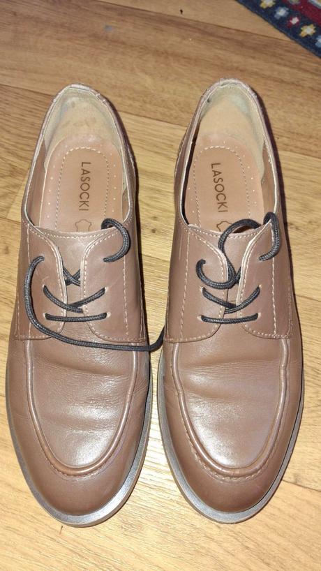 Svetlohnedé polobotky lasocki 37, lasocki,37