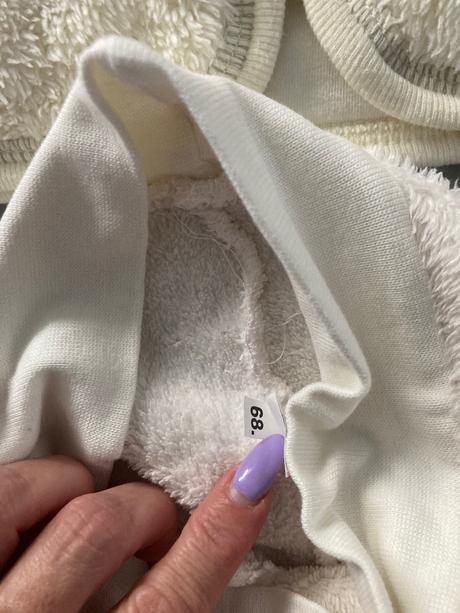 Zimný komplet 68 + čiapočka, richelieu,68