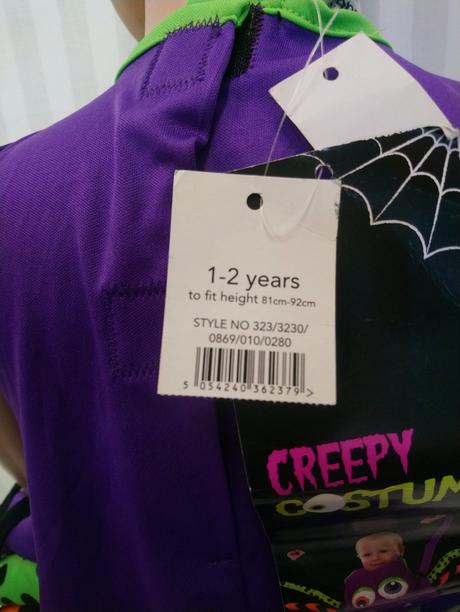 2 dielny kostým strašidelný creepy george 80-92 cm,