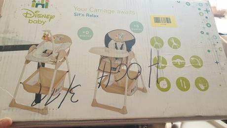 Jedálenská stolička 2v1 sit n relax od narodenia, hauck