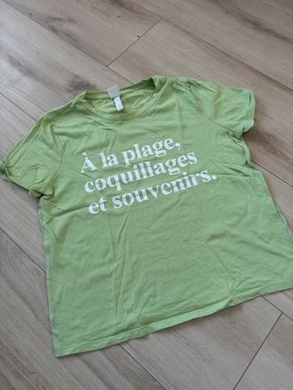 Zelene tričko, h&m,m