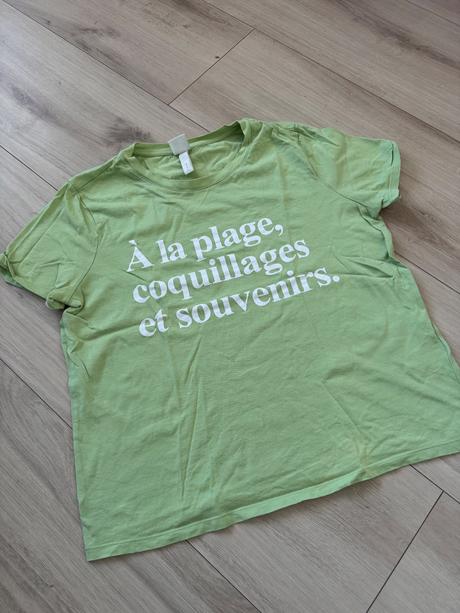 Zelene tričko, h&m,m