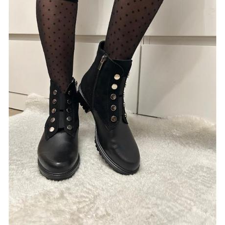 Dámske kožené topánky 19 70484 b, 37