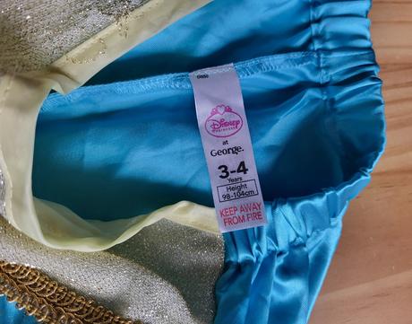 Aladinky princess na 3-4 roky, 