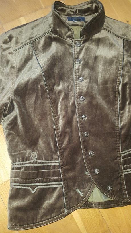 Zamatové sako, h&m,42