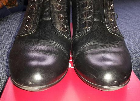 Kožené topánky aspena, 40