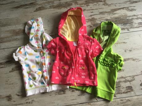 3x mikina/vesta, carter's,62