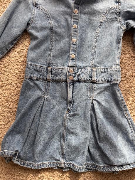 Riflové šaty zara, zara,140