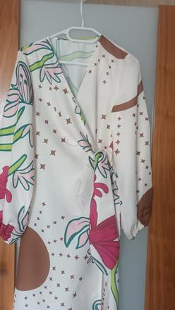 Zavinovacie šaty, s