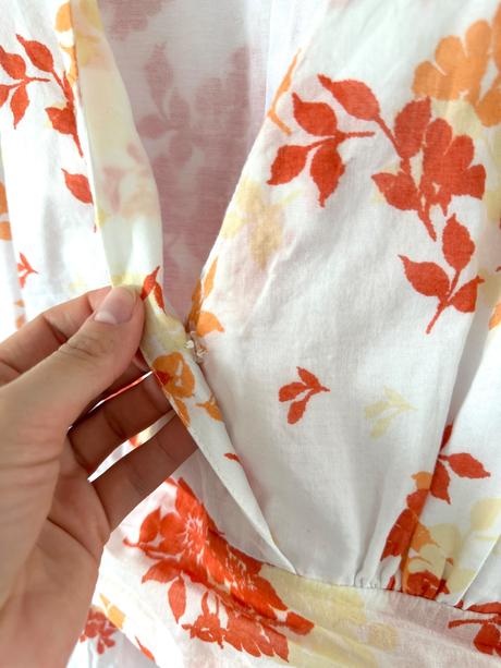 Krásne letné šaty od mexx s oranžovými a červenými, mexx,42