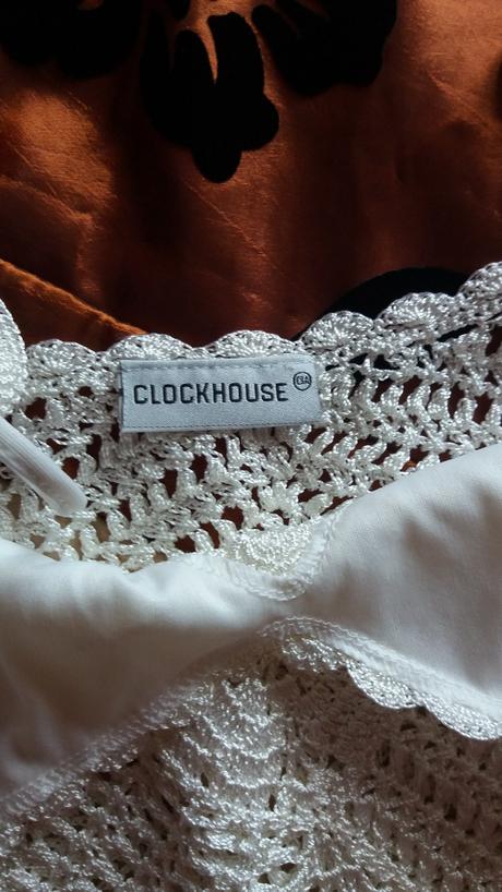 Letny sexy top hačkovaný, clockhouse,m