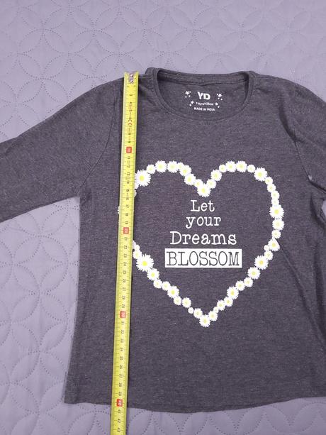 Yd tricko so srdieckom z margaretok, 128