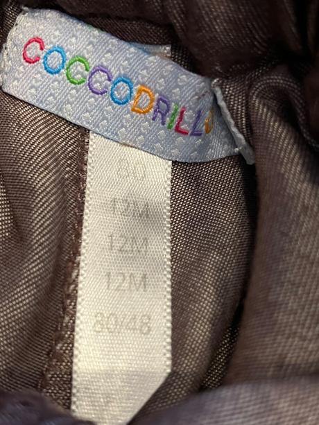 Dievčenské nohavice s kvetovanými gombíkmi (12 m.), coccodrillo,80