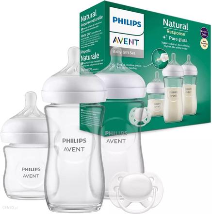 Avent natural response sklenená darčeková súprava, avent