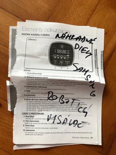 Náhradné diely na samsung robotický vysávač sr8850, samsung