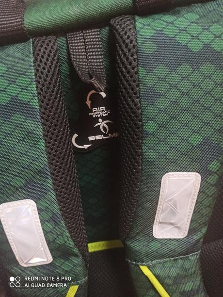 Školská taška - chameleón-vianoce, 