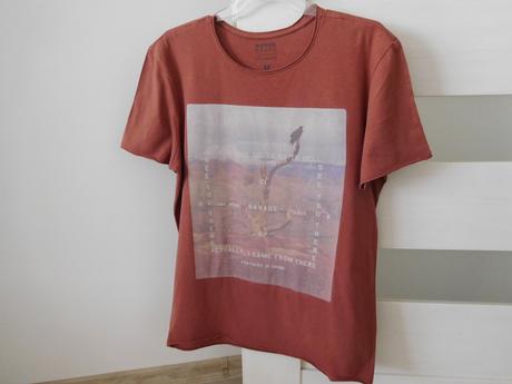 Tričko bavlnené m, v hnedej farbe,, m