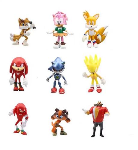 9 figúrok ježko sonic,