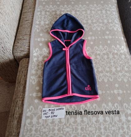 Dievčenská flisova vesta zn.blue seven veľ.92, 92