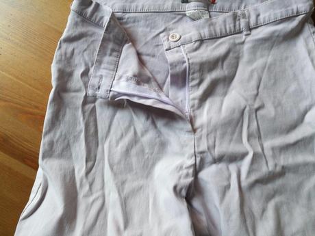 Levandulove stretchove nohavice 3/4, h&m,l