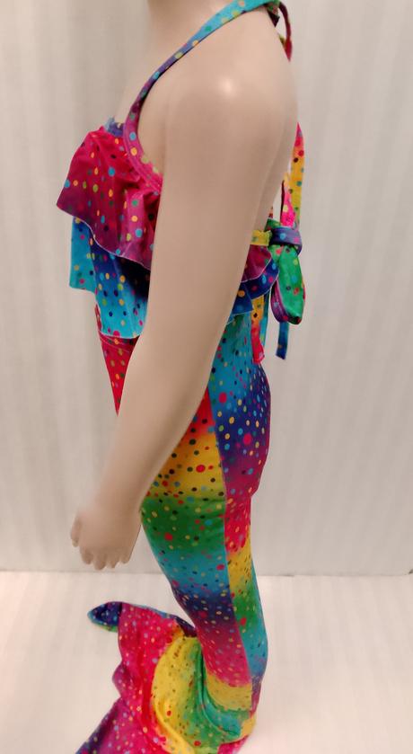 3 set plavecký morská víla farebná, bodkovaná,120, 122