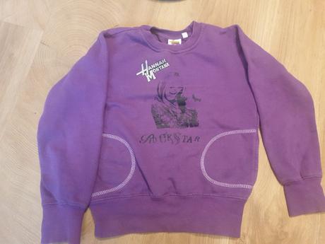 2xteplakove mikiny hannah montana a s balerinou, topolino,128