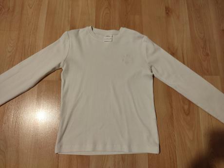 Vrubkované vyšívané tričko, zara,140