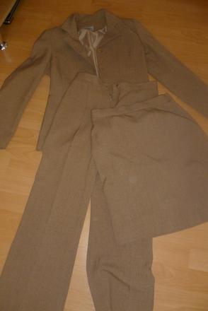 3 kombinácia kostým - sako, nohavice, sukňa, m
