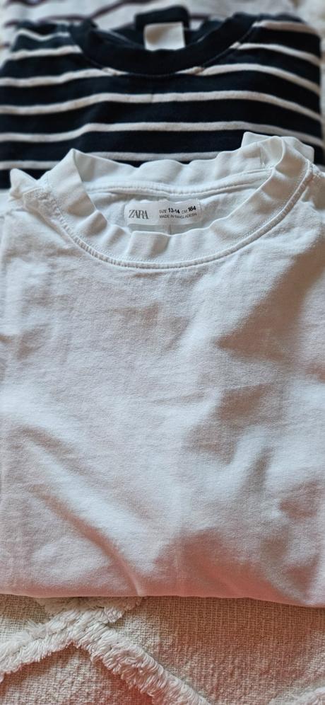 3 trička, zara,152