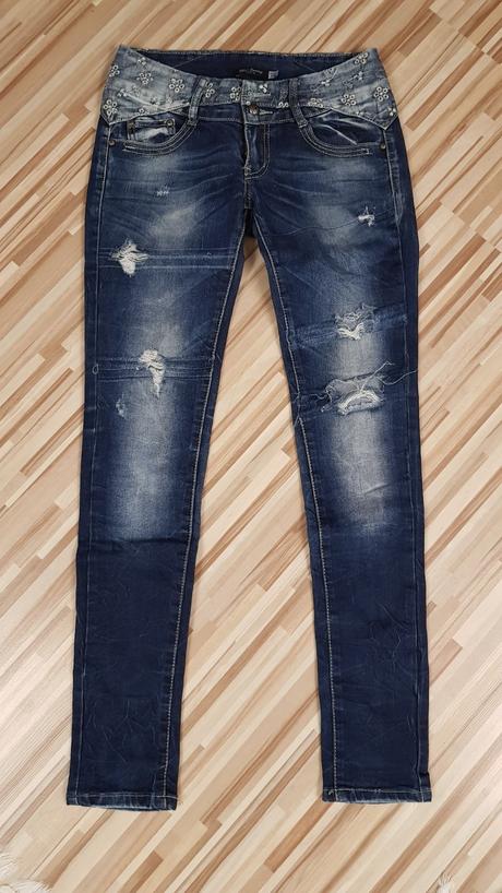 Dámske rifle č.28, denim,28