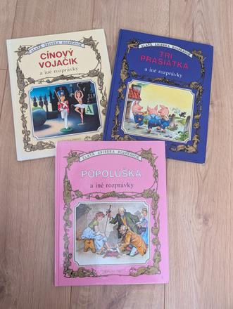 3x knihy zo série zlatá zbierka rozprávok, 