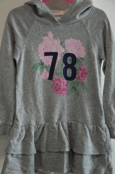 Mikinové šaty 110/116, h&m,116