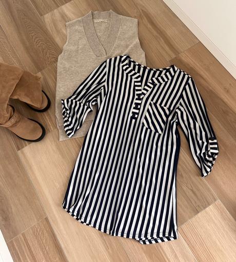 Pásiková košeľa, h&m,m