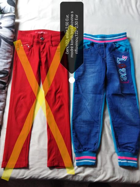 Riflové nohavice, 122