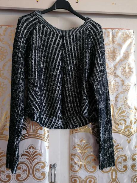 Úpletový pulover, h&m,l