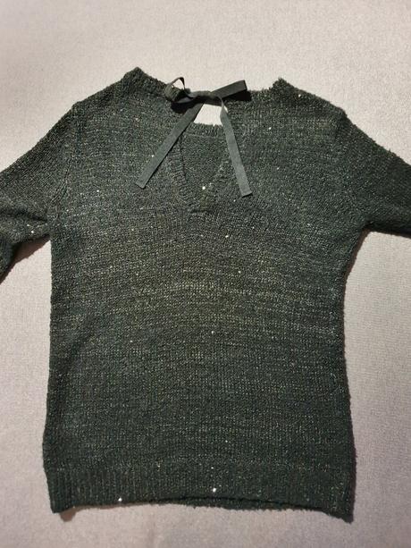 Pulóver s flitrami, s